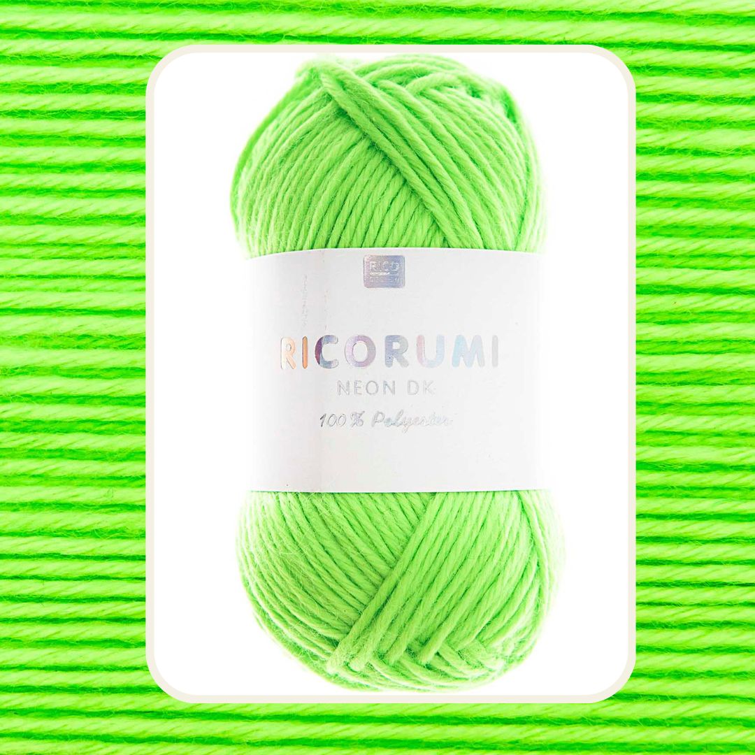 Ricorumi neon dk 25g 003 gruen