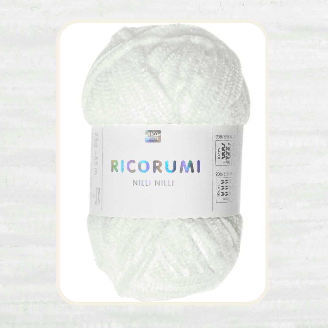 Ricorumi Nilli Nilli 25g 100% Polyester 001 weiß
