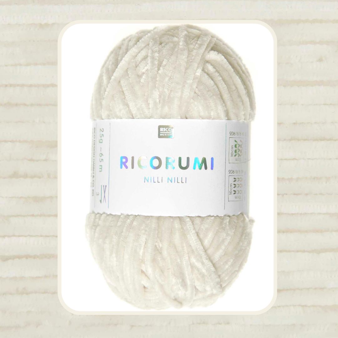 Ricorumi Nilli Nilli 25g 100% Polyester 002 creme