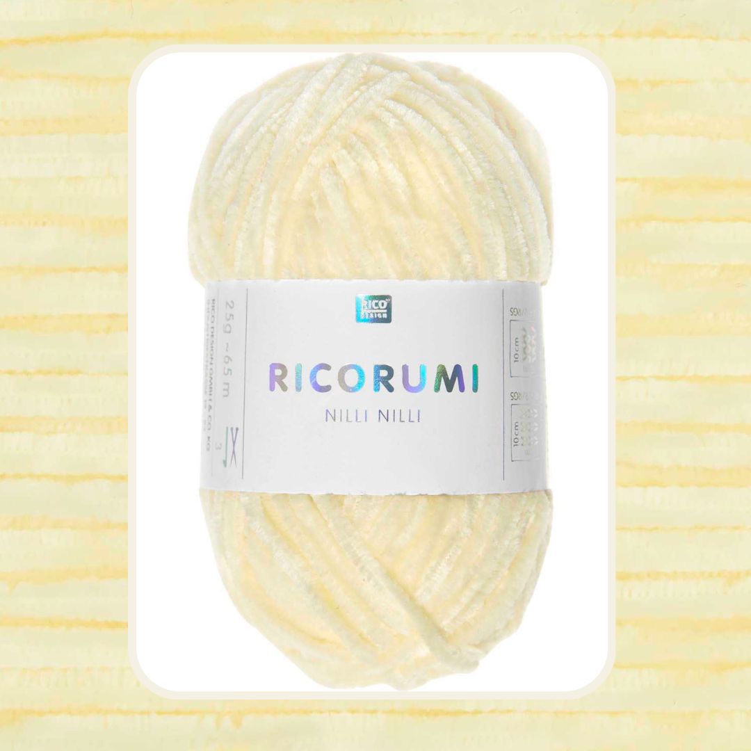 Ricorumi Nilli Nilli 25g 100% Polyester 003 gelb