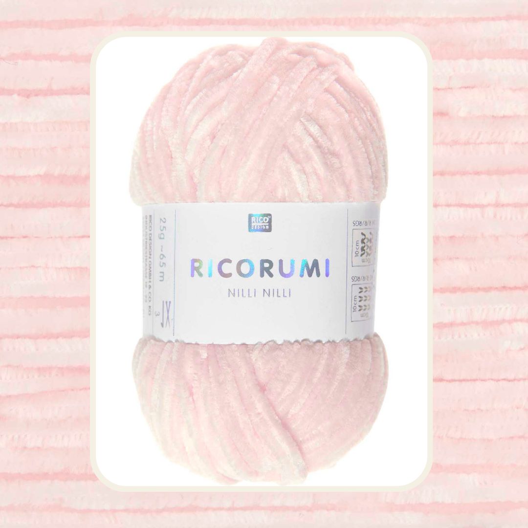 Ricorumi Nilli Nilli 25g 100% Polyester 006 rosa