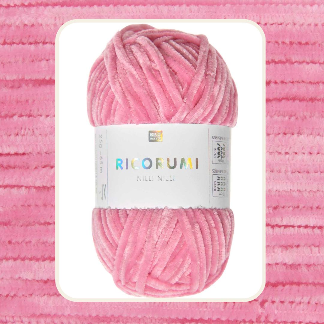 Ricorumi Nilli Nilli 25g 100% Polyester 008 pink