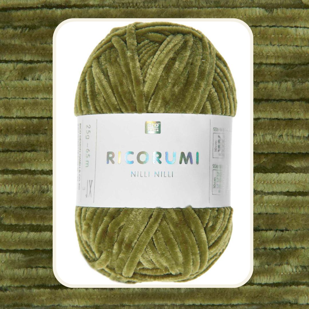 Ricorumi Nilli Nilli 25g 100% Polyester 020 oliv
