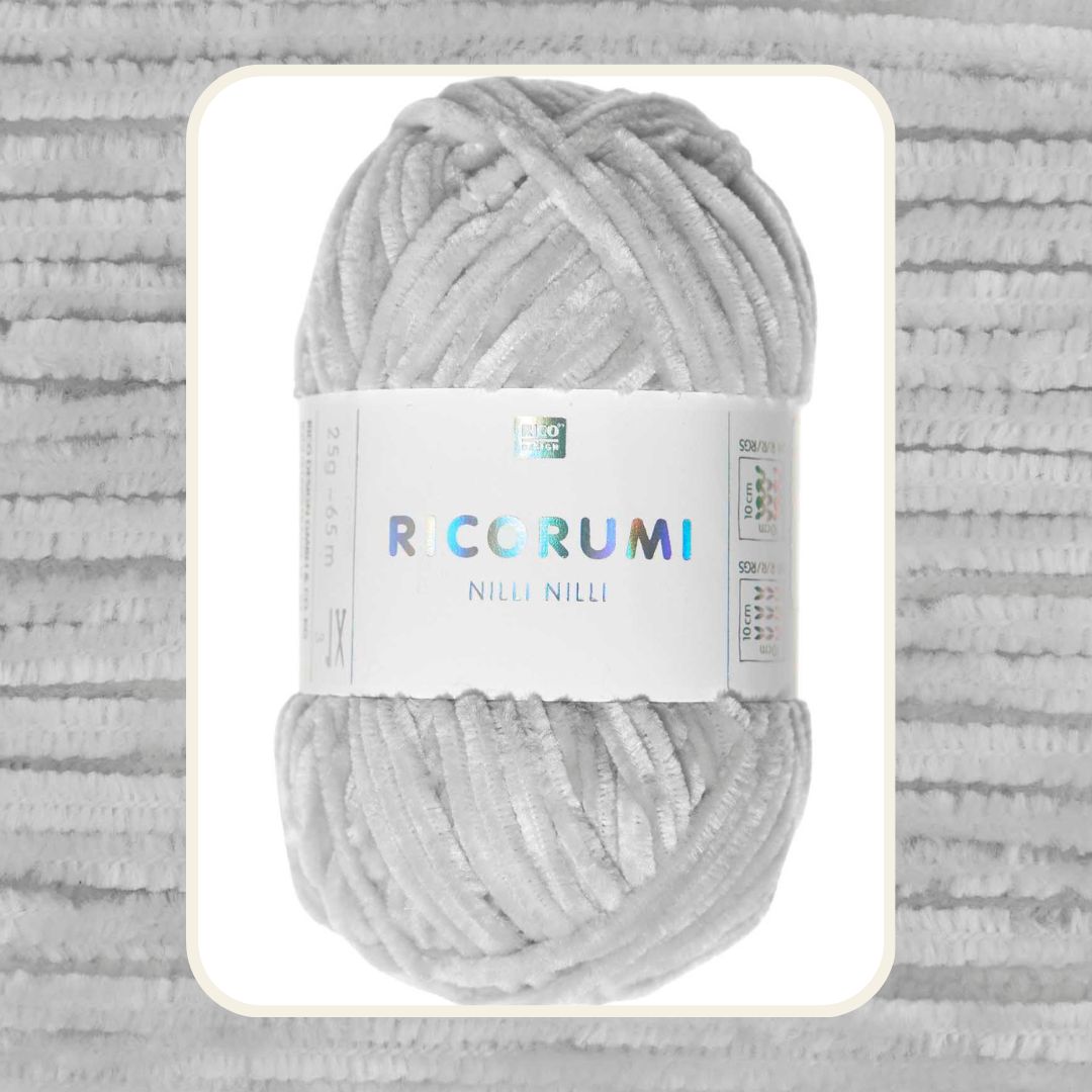 Ricorumi Nilli Nilli 25g 100% Polyester 025 silbergrau