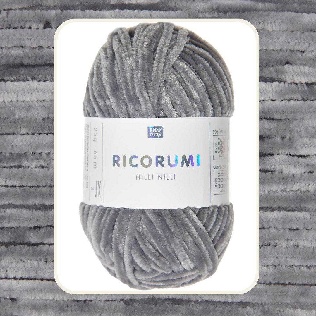 Ricorumi Nilli Nilli 25g 100% Polyester 026 grau