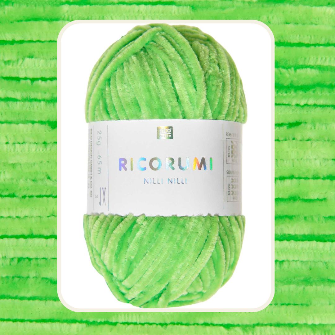 Ricorumi Nilli Nilli 25g 100% Polyester 030 neon grün