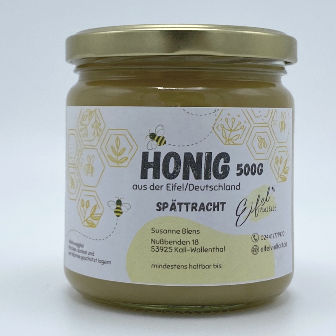 Honigglas, 500g, Spättracht, einzeln