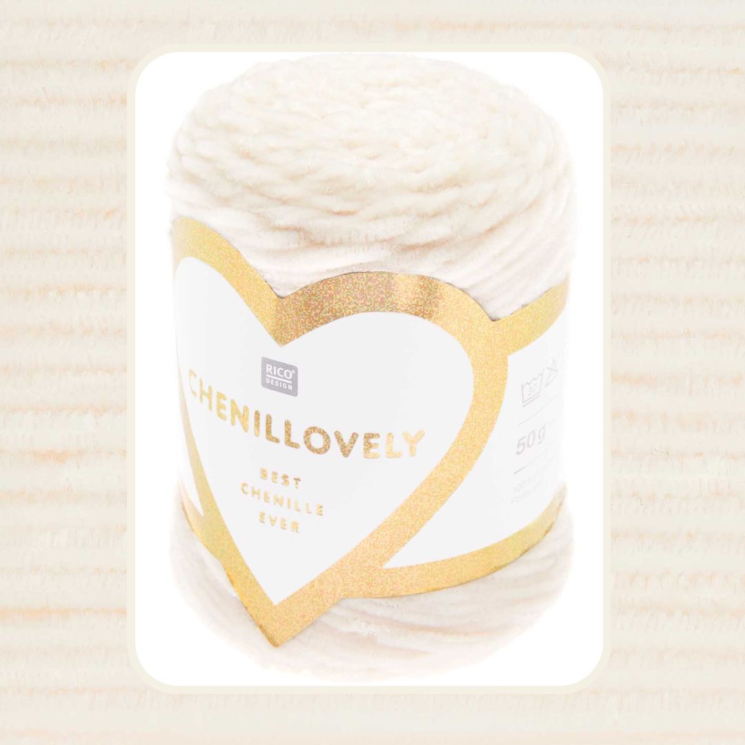 Creative Chenillovely dk 100% Polyester 001 creme