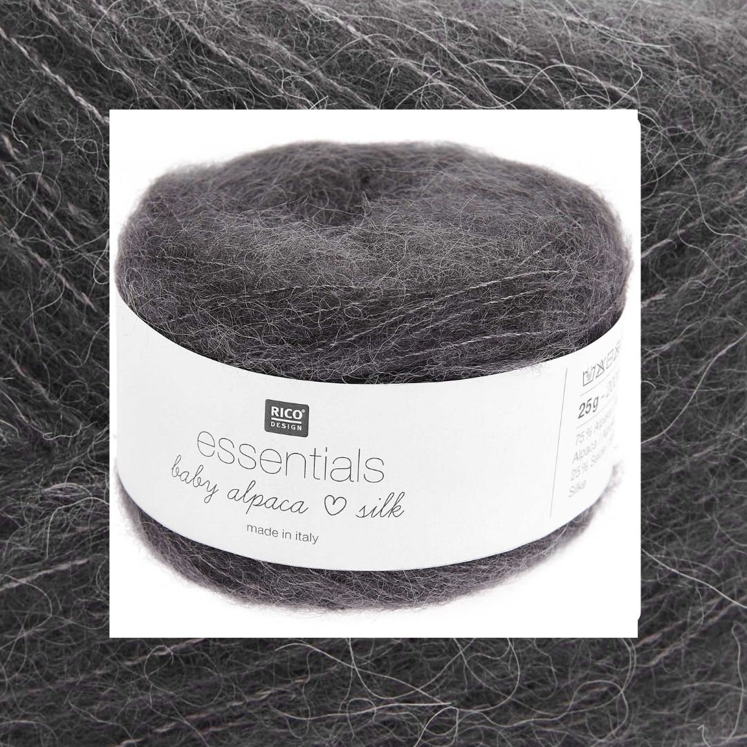 essentials Baby Alpaca loves Silk 003 grau