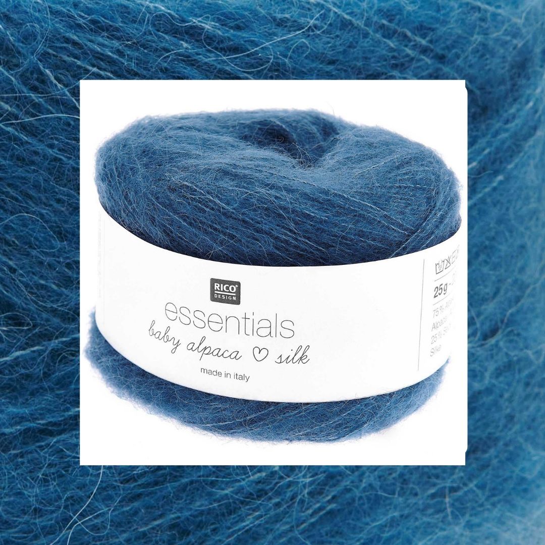 essentials Baby Alpaca loves Silk 011 blau