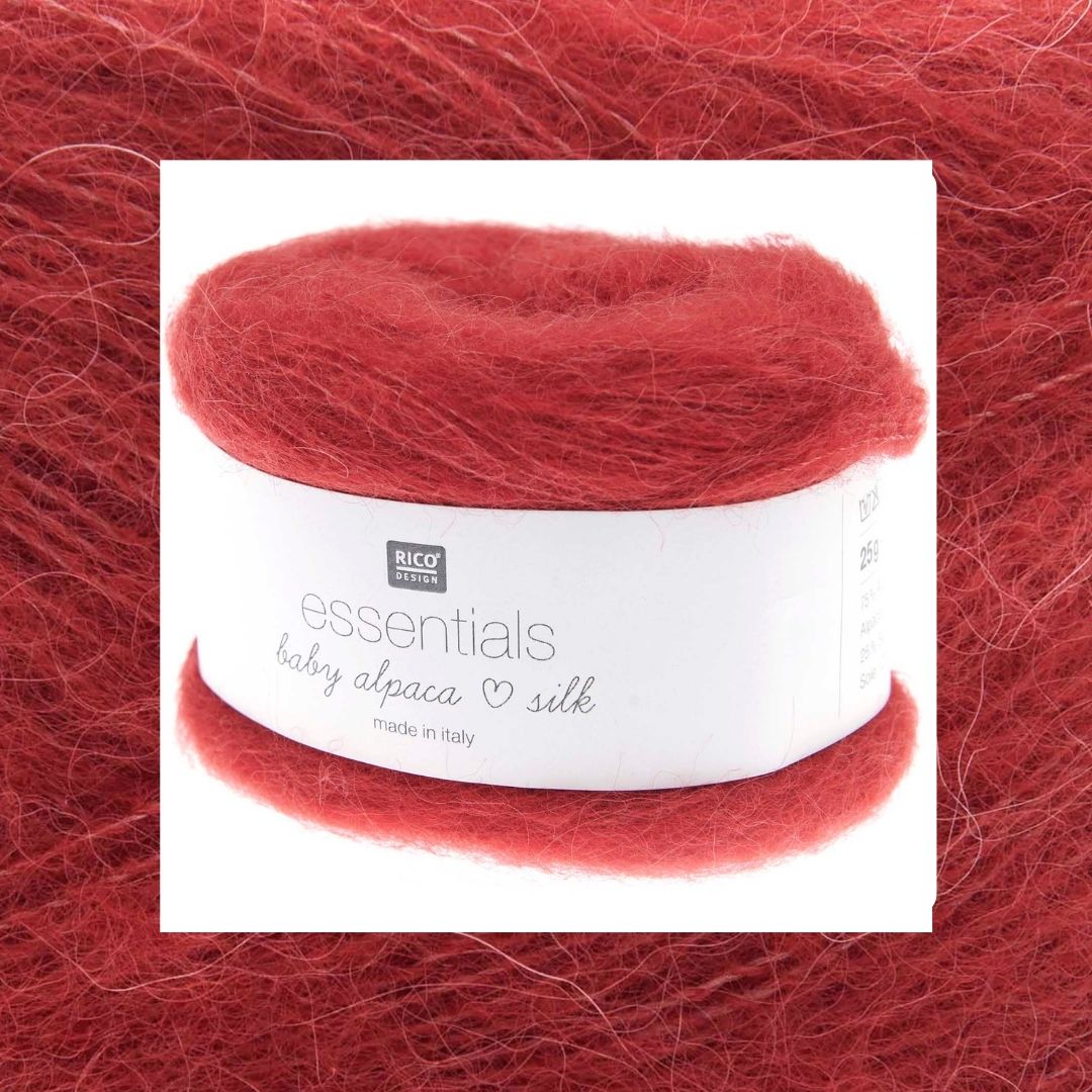 essentials Baby Alpaca loves Silk 015 rot
