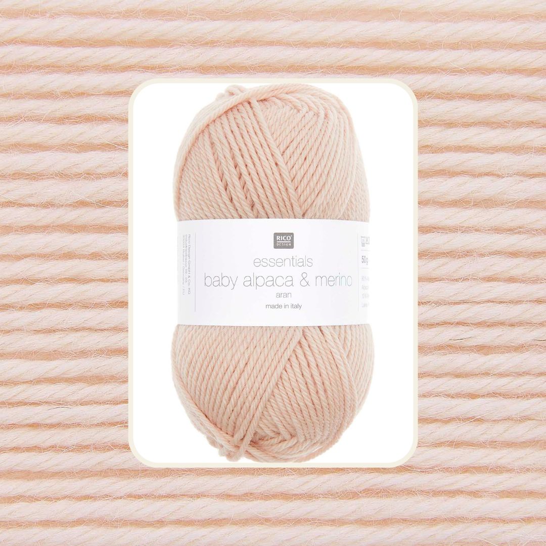 Baby Alpaca Merino aran 50g 100m 003 puder