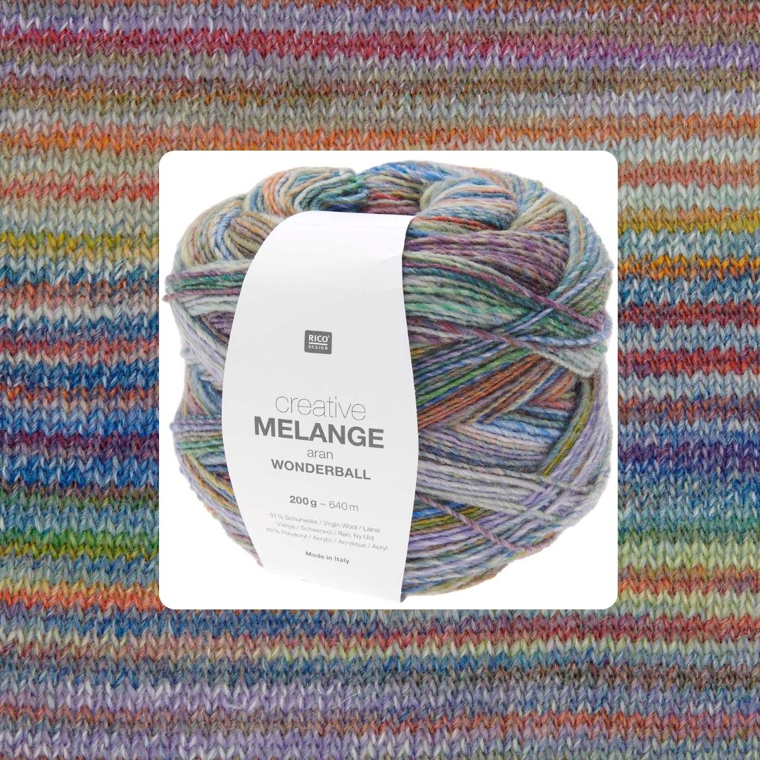 Creative Melange Wonderball aran 200g 640 m 023 retro Wolle