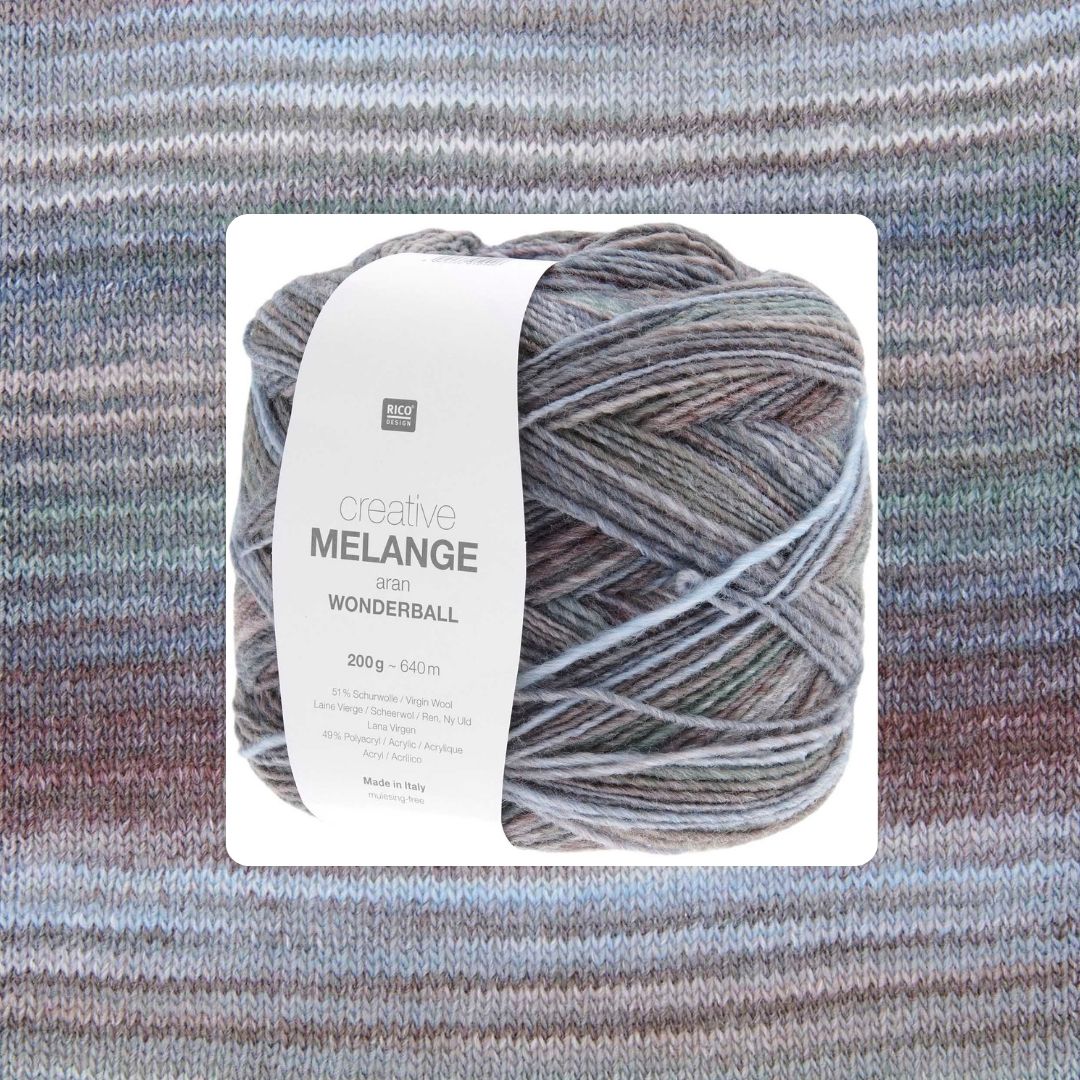 Creative Melange Wonderball aran 200g 640 m 028 clouds Wolle