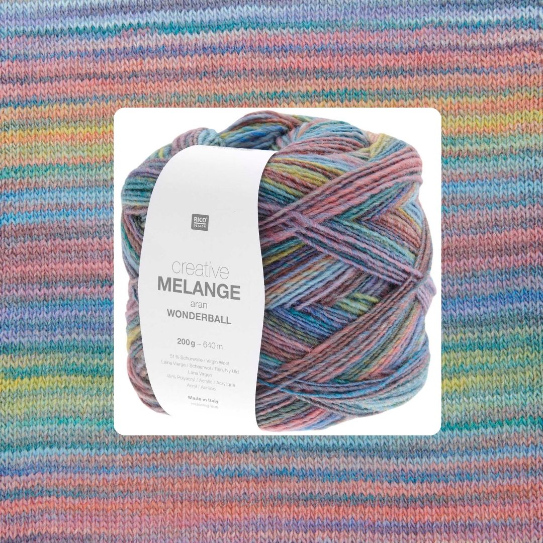 Creative Melange Wonderball aran 200g 640 m 027 skies Wolle