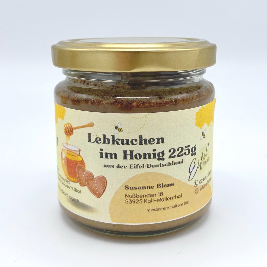 Lebkuchen im Honig Honigmischung 225g Honigkreation Eifelhonig einzeln