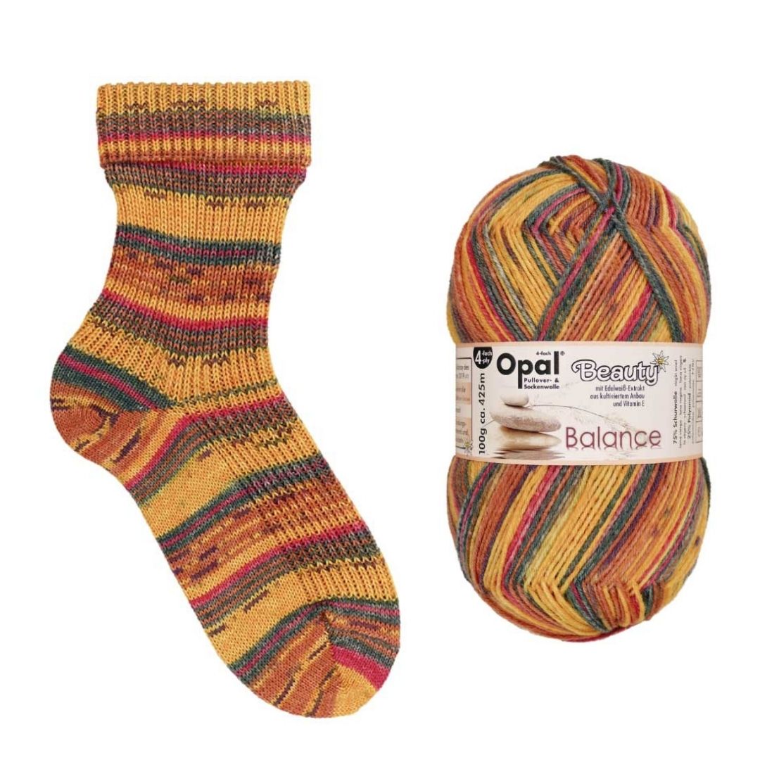 Sockenwolle Beauty Balance Opal reine Gedanken Stricksocken Knäuel