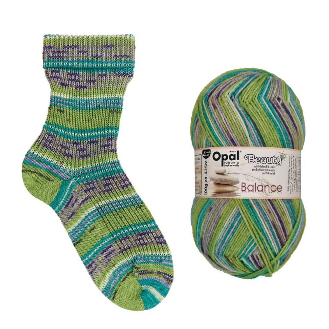 Sockenwolle Beauty Balance Selbsterkenntnis Opal Stricksocken Knäuel