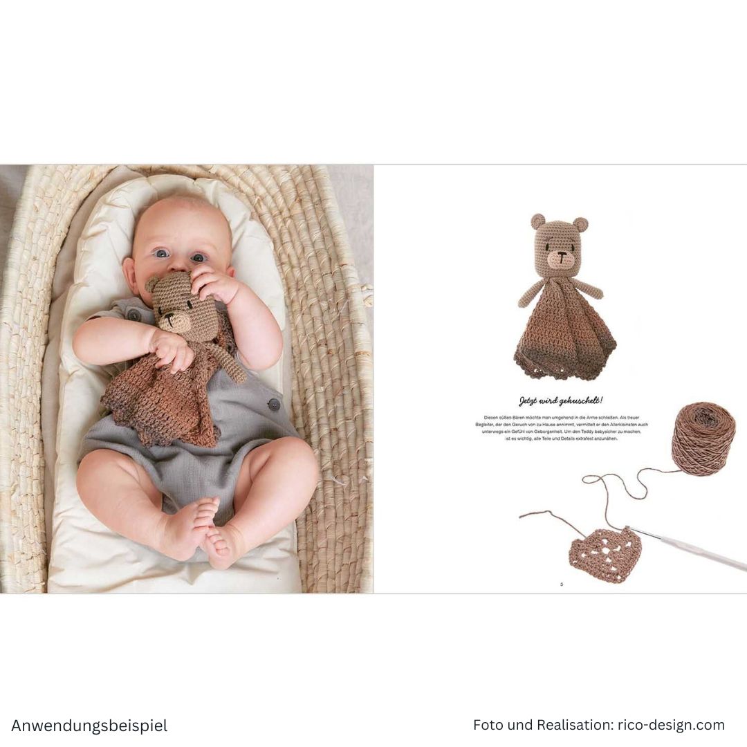 Baby Blankies tierisch süße Schmusetücher häkeln - Anleitungsheft Bär