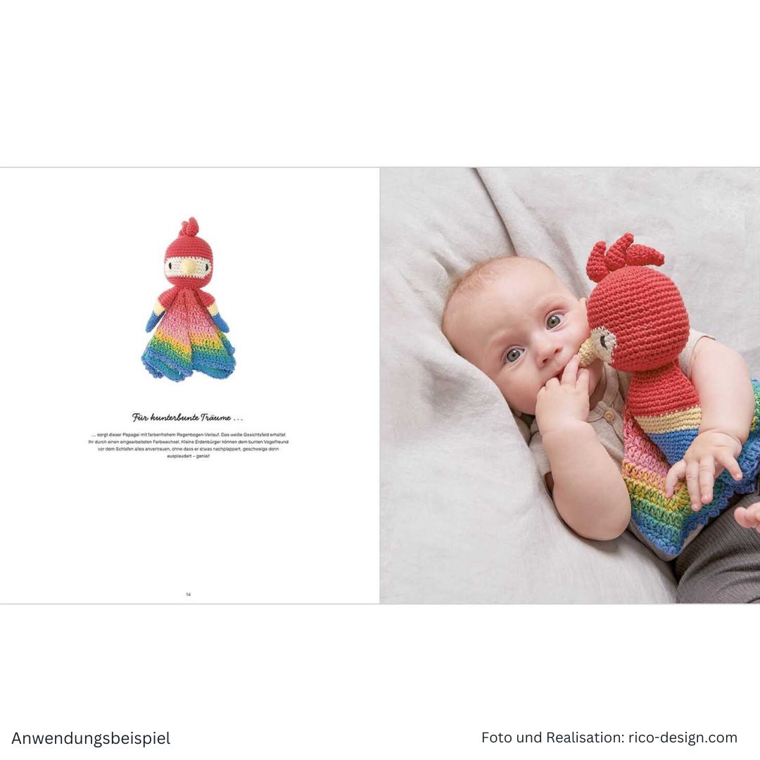 Baby Blankies tierisch süße Schmusetücher häkeln - Anleitungsheft Buch-Cover