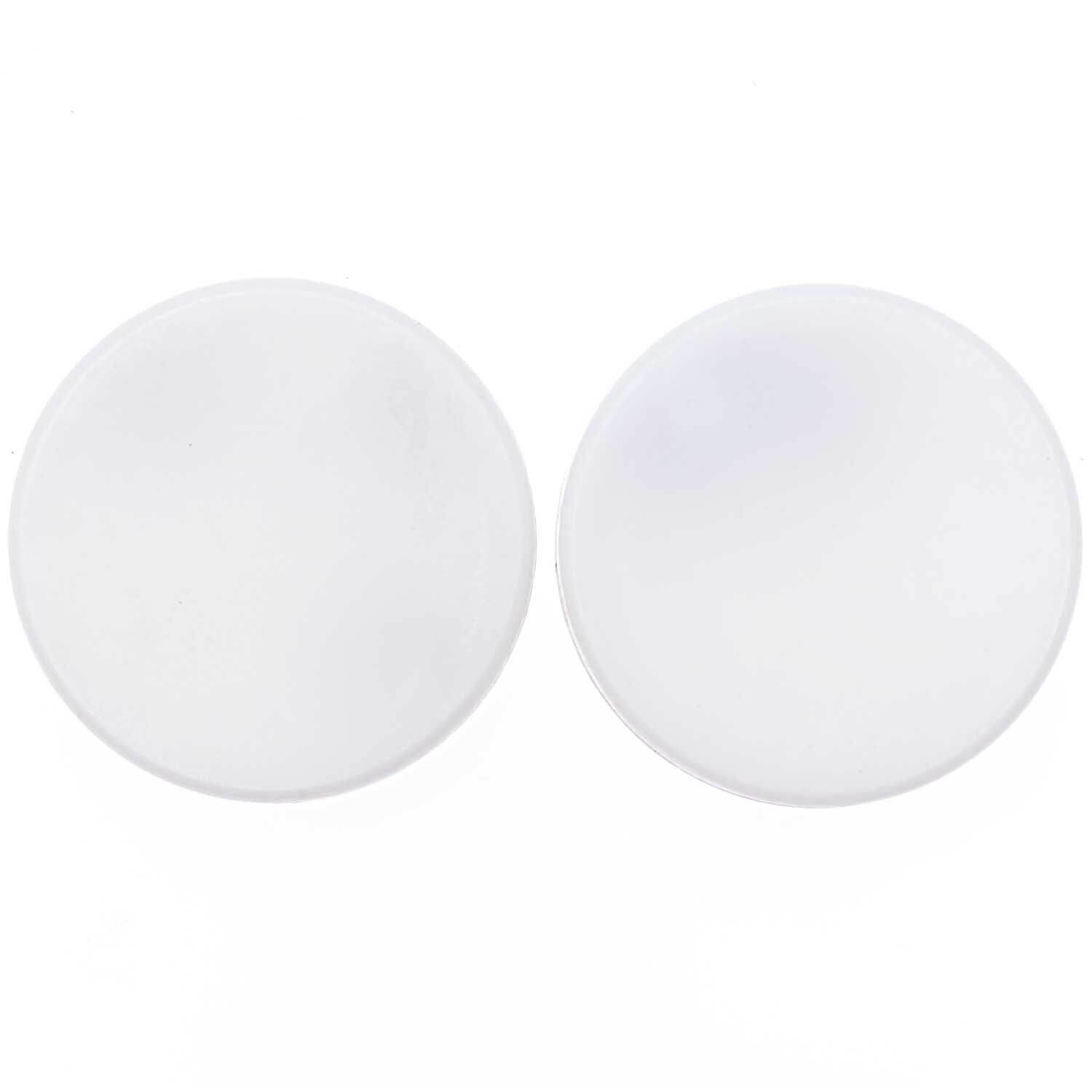 Rassel rund 2 St. in weiß 3,5x1,4cm ohne Verpackung