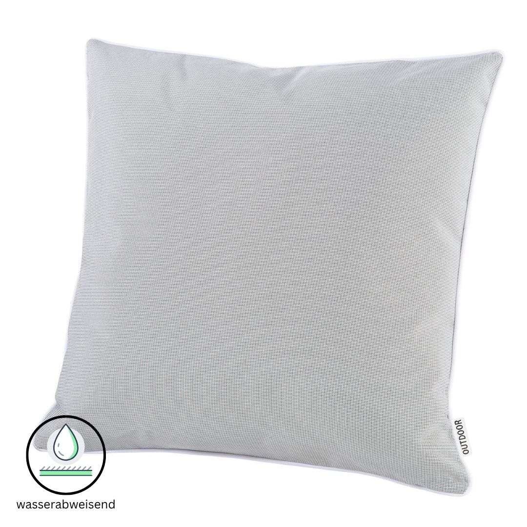 Outdoor-Kissen 45x45 cm hellgrau