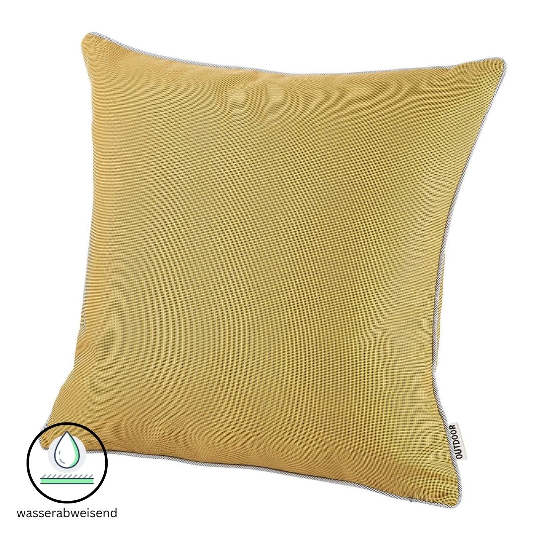 Outdoor-Kissen 45x45 cm senfgelb