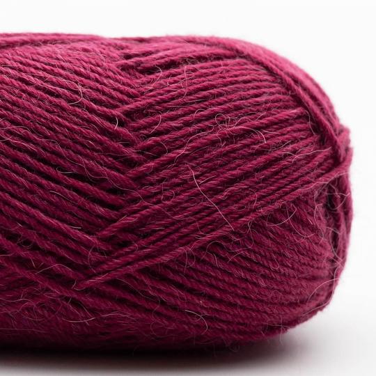 Edelweiß Alpaka 25g 100m Sockenwolle mit 10% Alpaka-Anteil Farbe 014 dunkelrosa