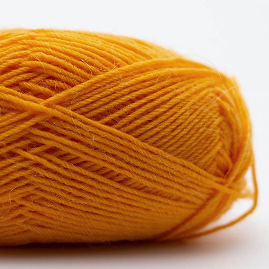 Edelweiß Alpaka 25g 100m Sockenwolle mit 10% Alpaka-Anteil Farbe 017 orange