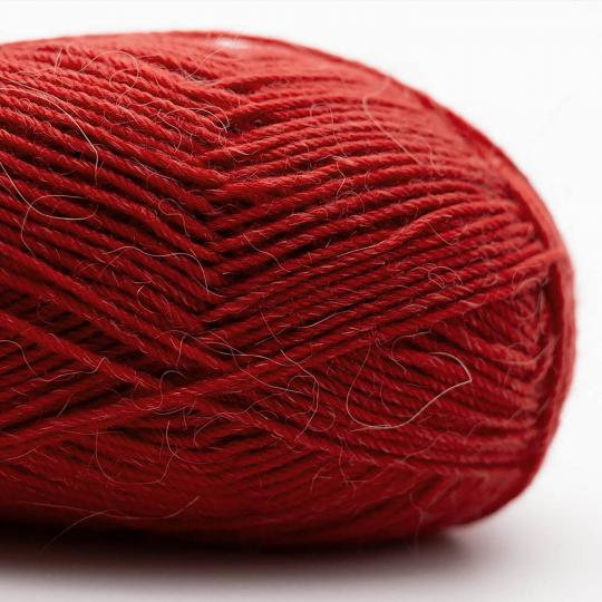 Edelweiß Alpaka 25g 100m Sockenwolle mit 10% Alpaka-Anteil Farbe 021 rot