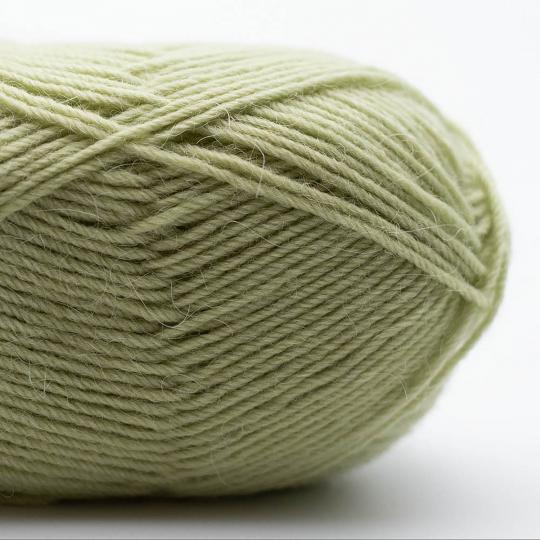 Edelweiß Alpaka 25g 100m Sockenwolle mit 10% Alpaka-Anteil Farbe 026 lindgrün