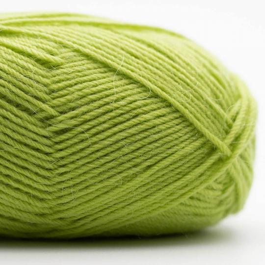 Edelweiß Alpaka 25g 100m Sockenwolle mit 10% Alpaka-Anteil Farbe maigrün