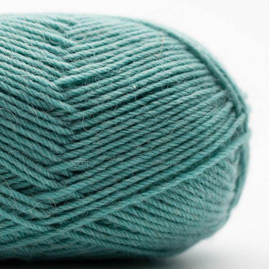 Edelweiß Alpaka 25g 100m Sockenwolle mit 10% Alpaka-Anteil Farbe 034 aqua