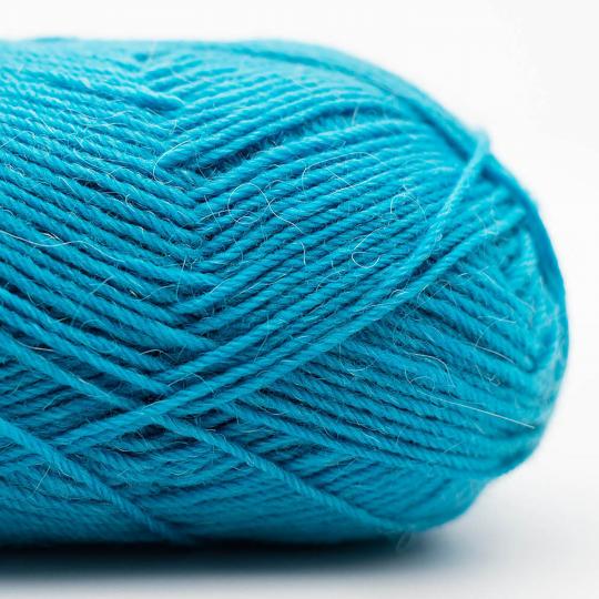 Edelweiß Alpaka 25g 100m Sockenwolle mit 10% Alpaka-Anteil Farbe 036 blau