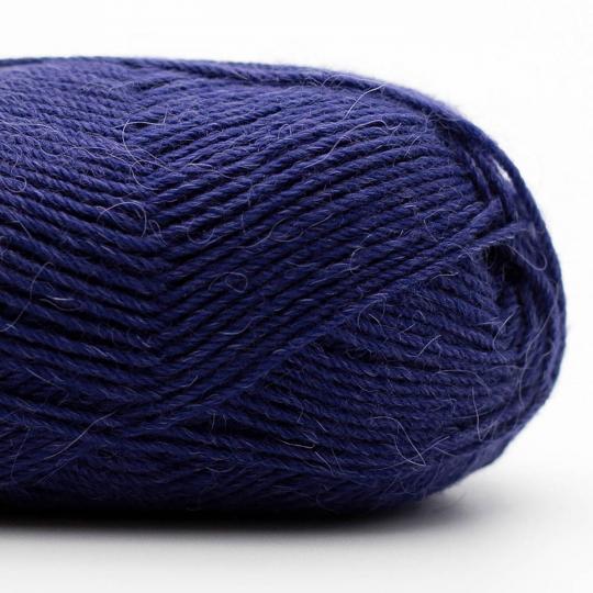 Edelweiß Alpaka 25g 100m Sockenwolle mit 10% Alpaka-Anteil Farbe 042 blau-violett