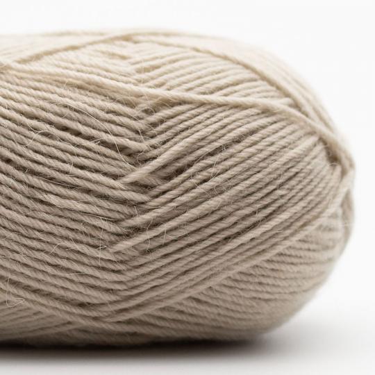 Edelweiß Alpaka 25g 100m Sockenwolle mit 10% Alpaka-Anteil Farbe 053 beigegrau