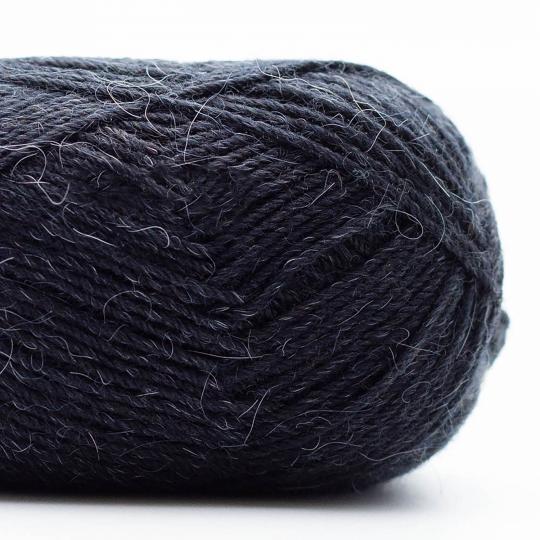 Edelweiß Alpaka 25g 100m Sockenwolle mit 10% Alpaka-Anteil Farbe 055 anthrazit