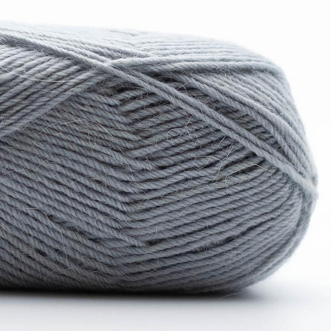 Edelweiß Alpaka 25g 100m Sockenwolle mit 10% Alpaka-Anteil Farbe 051 grau
