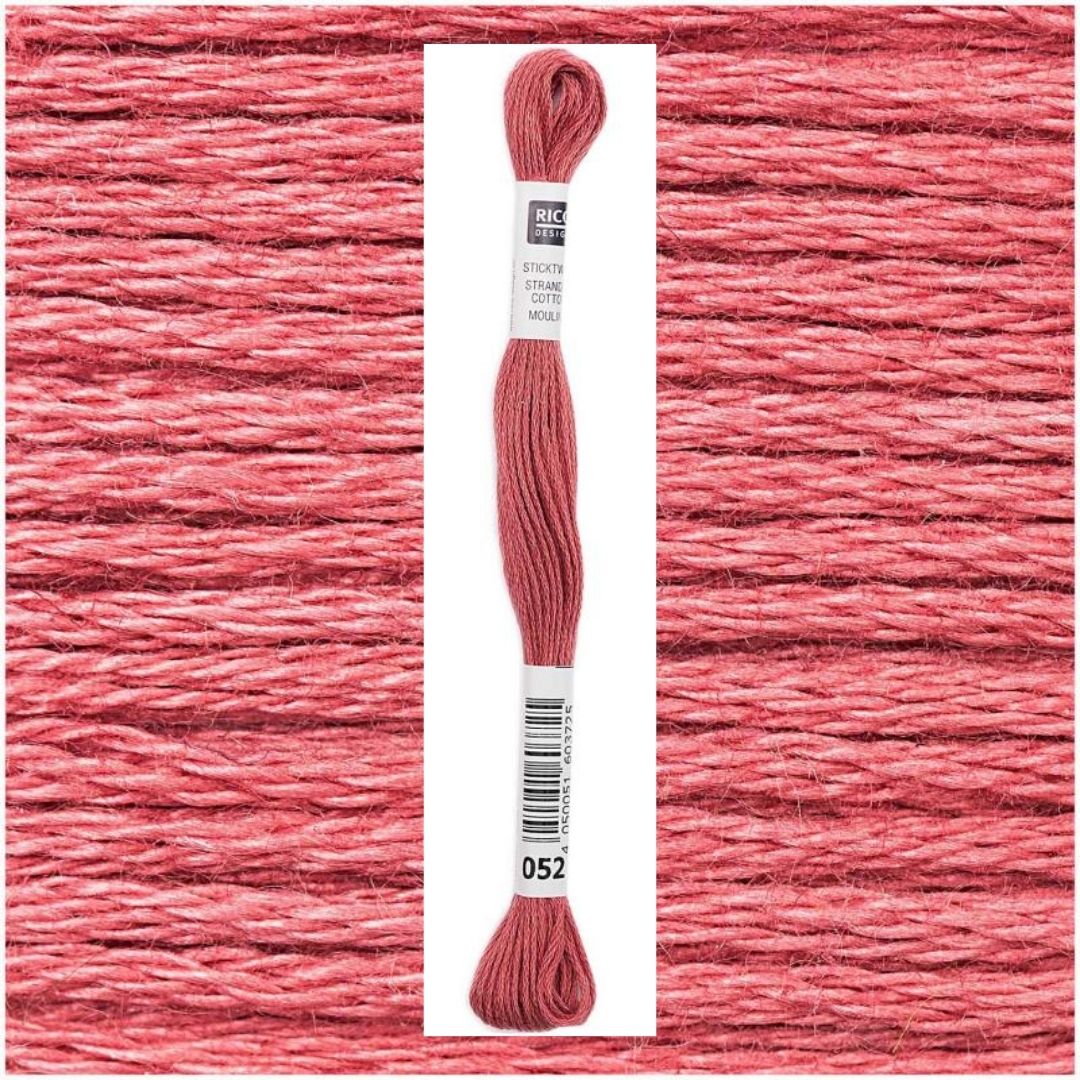 Stickgarn Sticktwist Rico-Design 6-fach 8m 100% Baumwolle Nr. 052 Farbe 05