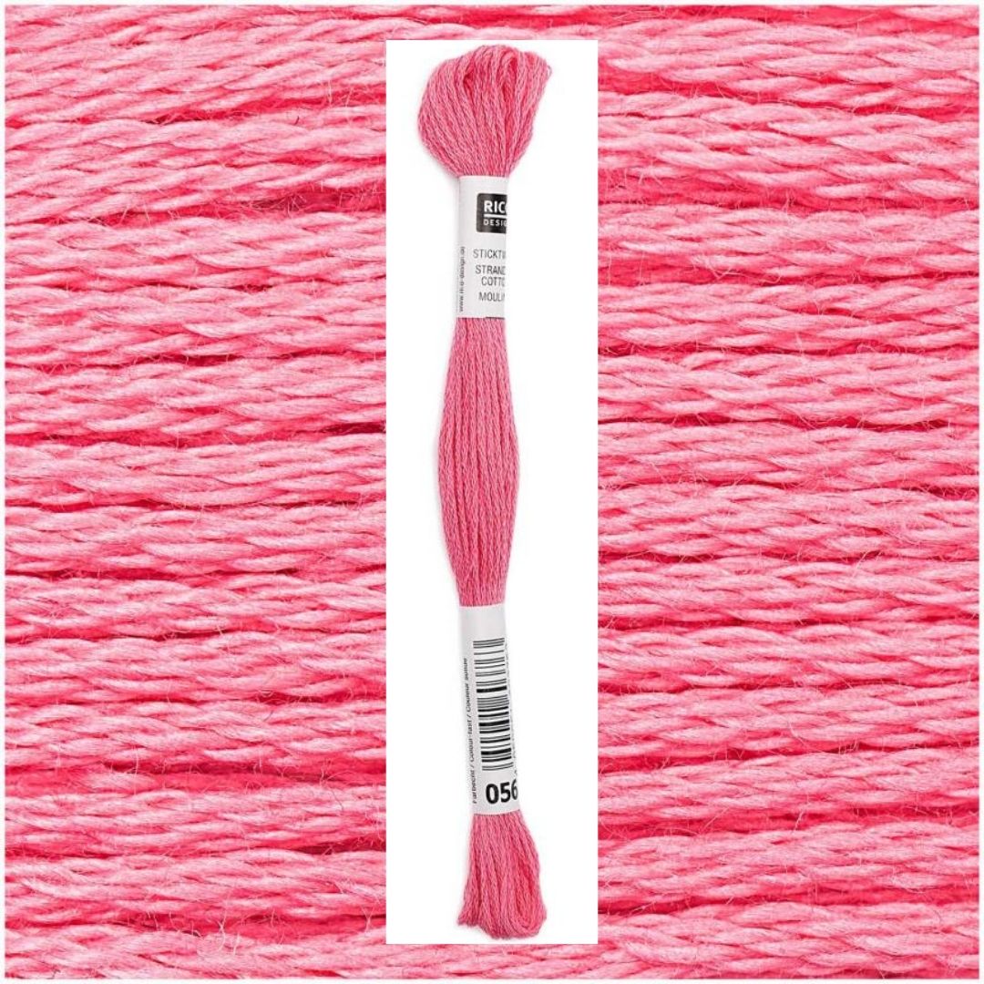 Stickgarn Sticktwist Rico-Design 6-fach 8m 100% Baumwolle Nr. 056 Farbe 03