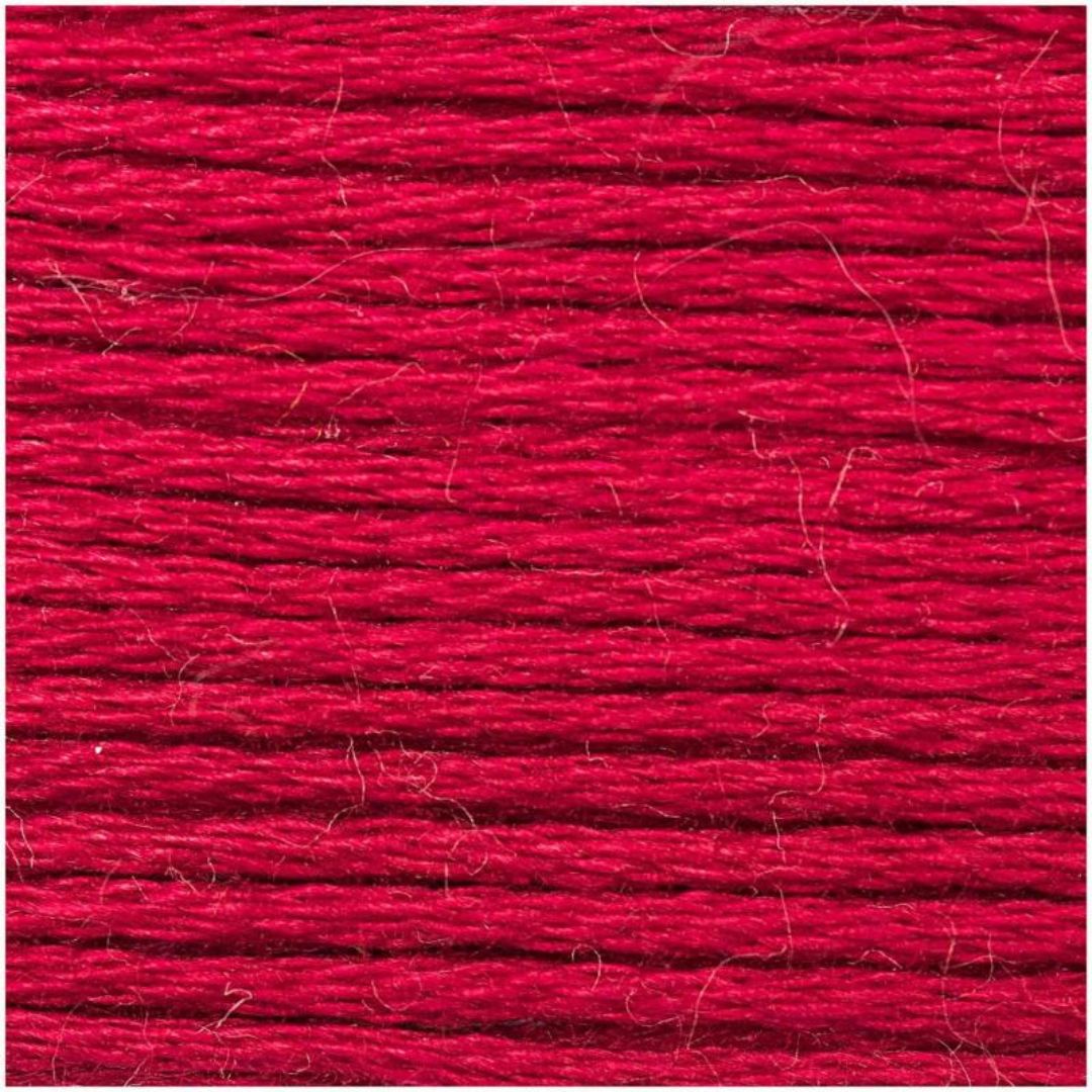 Stickgarn Sticktwist Rico-Design 6-fach 8m 100% Baumwolle Nr. 058 Farbe rosa 05