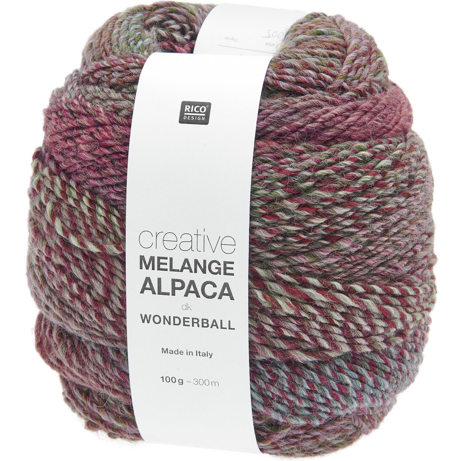 	

Creative Melange Alpaca Wonderball dk 100g 300m Lauflänge Farbe forest Nr. 005