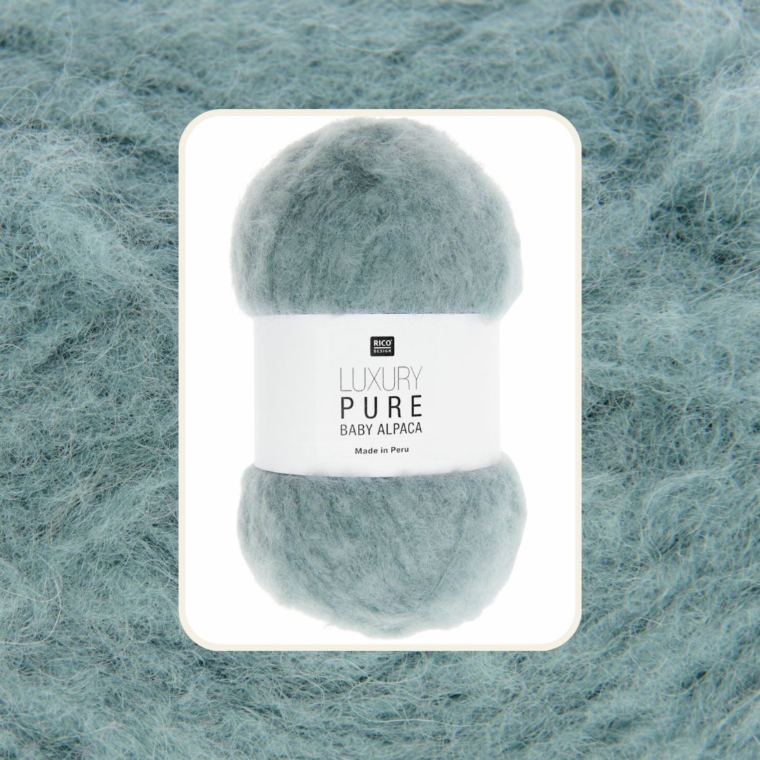 Alpakawolle Luxury Pure Alpaca 50g 150m Farbe rauchblau Nr. 008