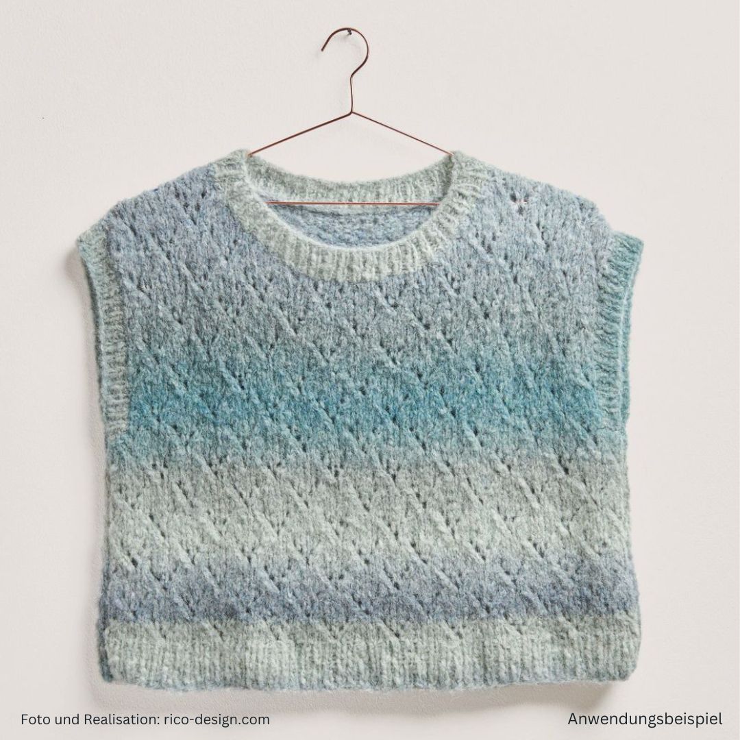 	

Fashion Alpaca superfine Heavens big cloud Muster Pullunder Slip over