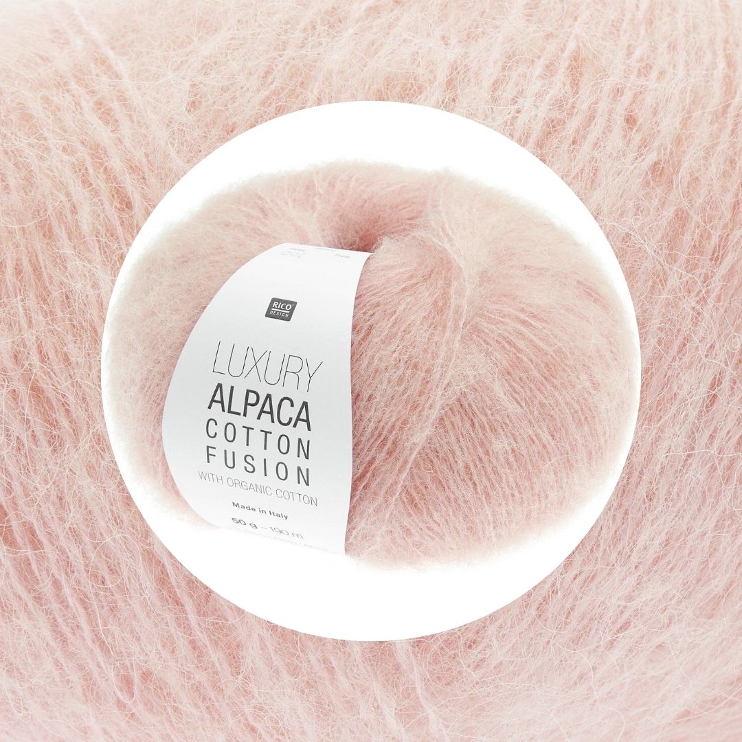 Luxury Alpaca Cotton Fusion Alpakawolle Baumwolle Farbe 002 apricot