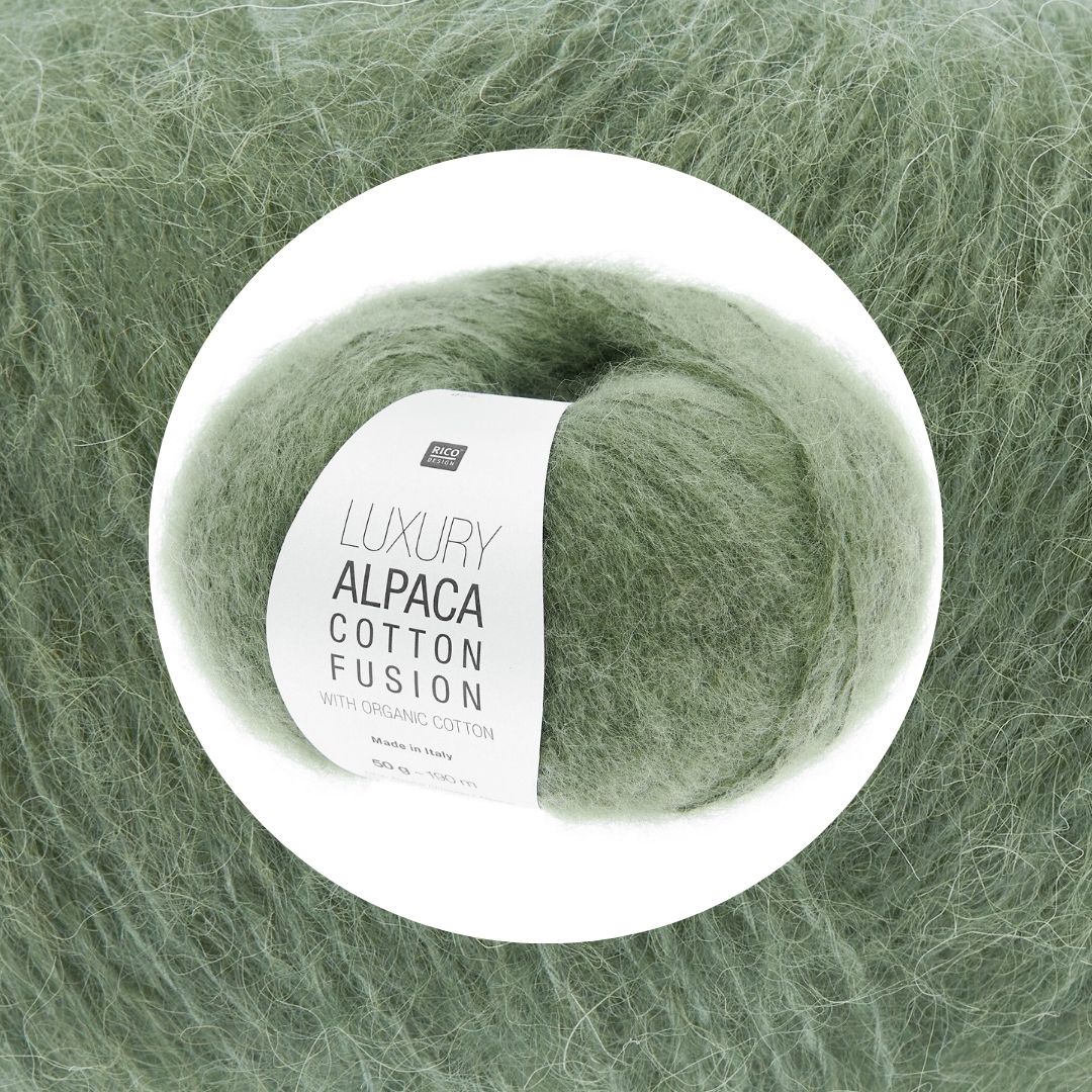 Luxury Alpaca Cotton Fusion Alpakawolle Baumwolle Farbe 006 aloe