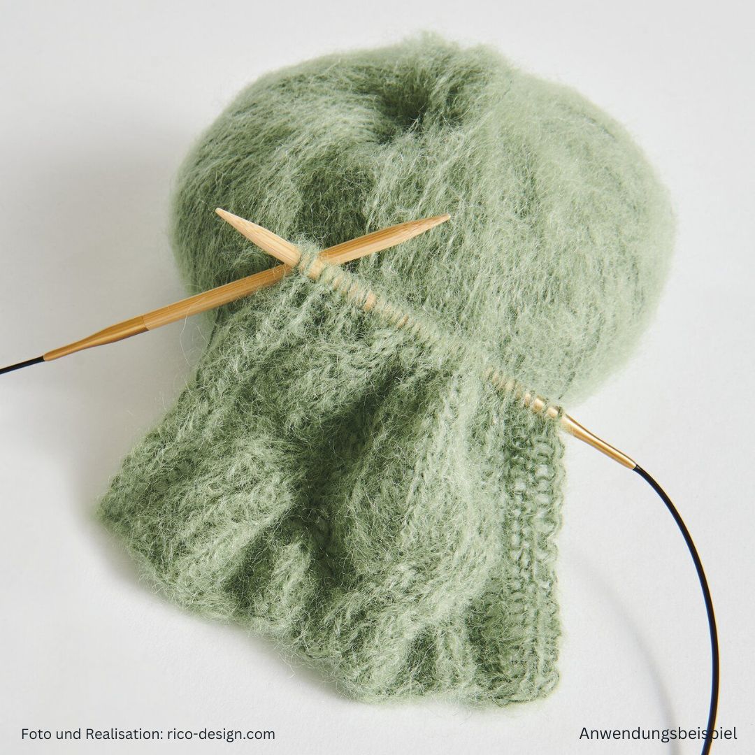 Luxury Alpaca Cotton Fusion Alpakawolle Baumwolle Muster Musteranstrick Maschenprobe
