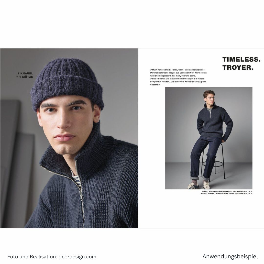 Made by Me Men Nr 3 Strickanleitung männliche Modelle Seite 10 und 11