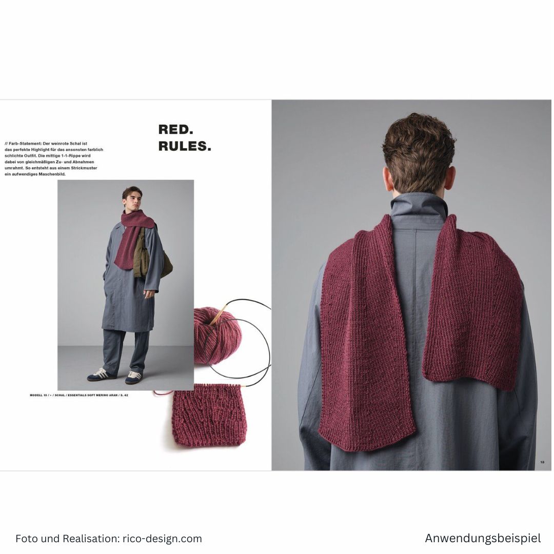 Made by Me Men Nr 3 Strickanleitung männliche Modelle Seite 12 und 13
