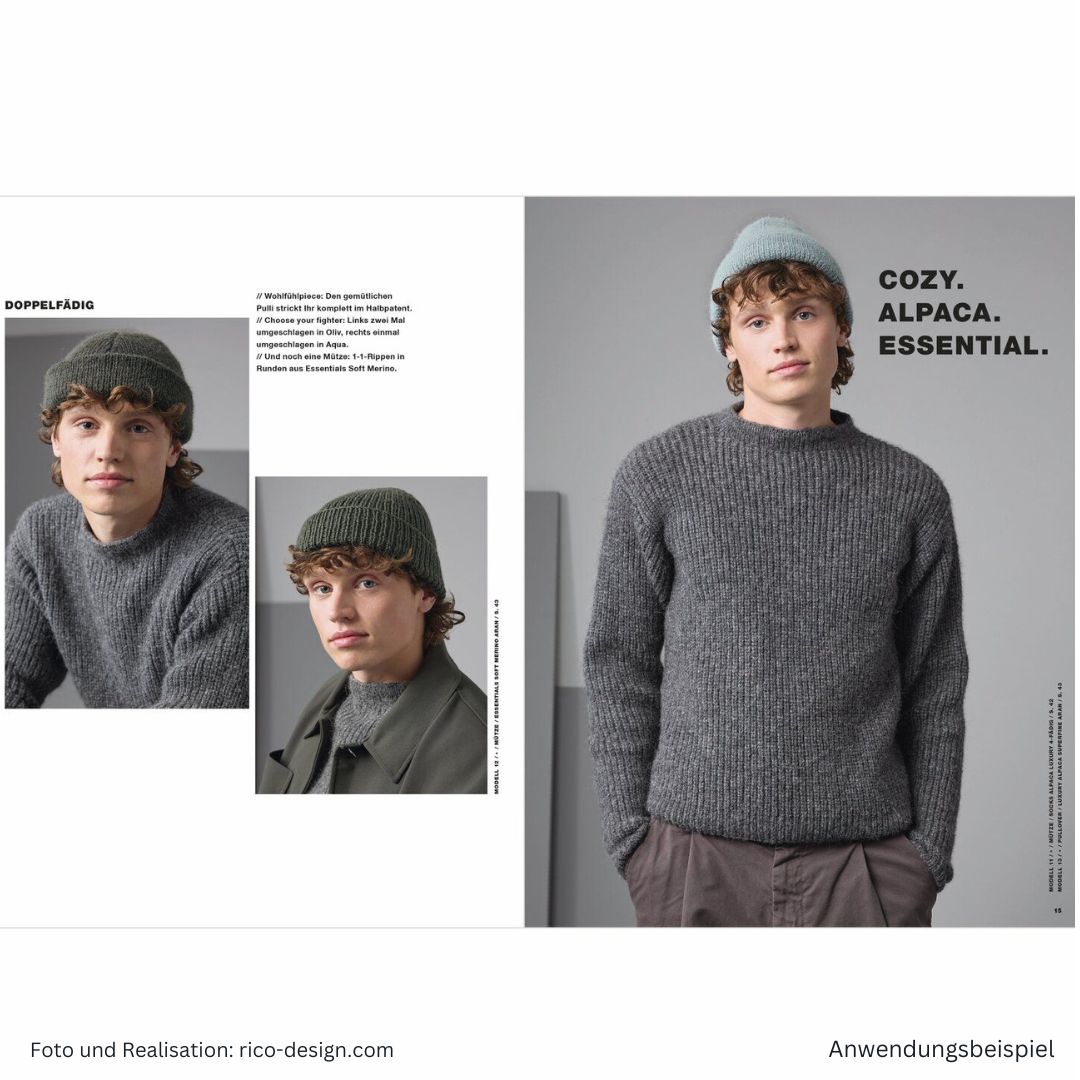 Made by Me Men Nr 3 Strickanleitung männliche Modelle Seite 14 und 15